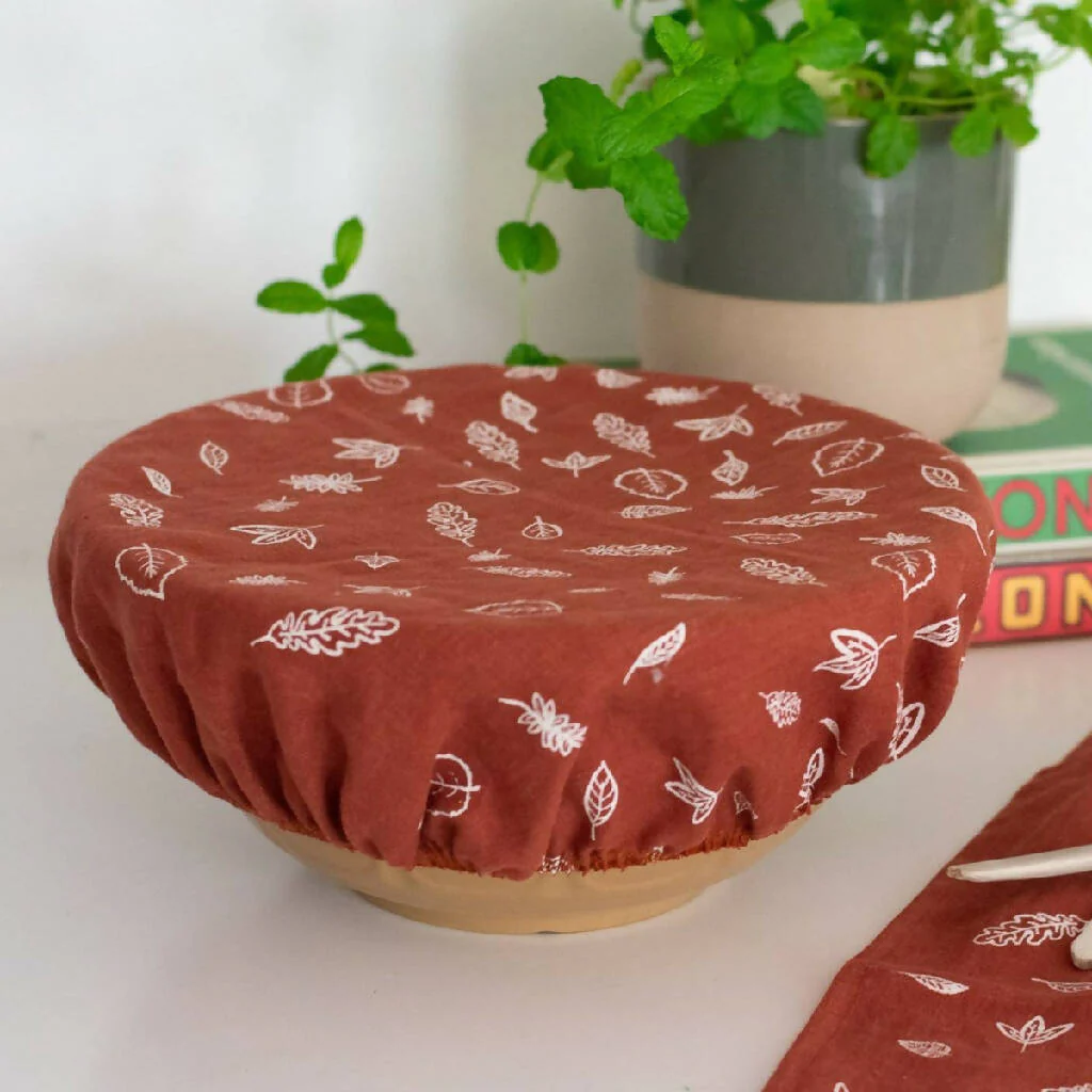Reusable Leaf Bowl Cover - Large Size - Image 2