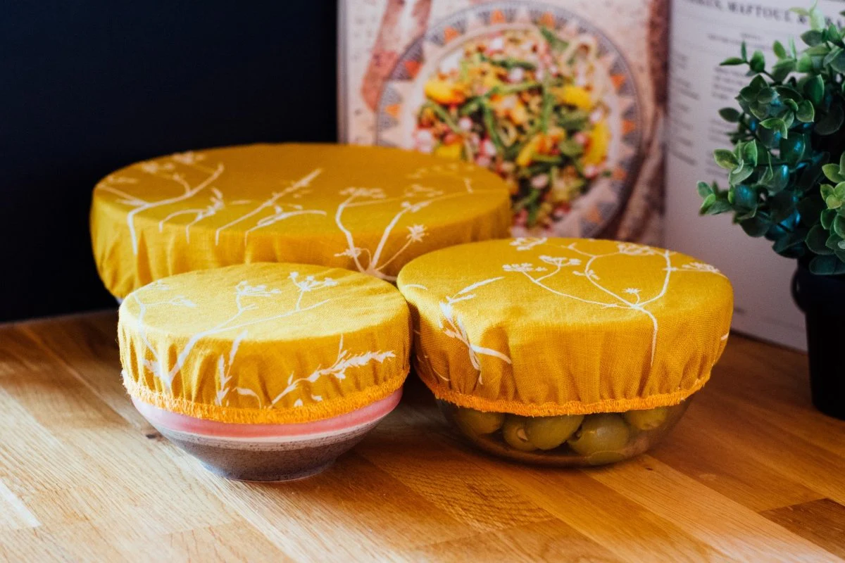 Reusable Linen Bowl Covers - Hedgerow Set - Image 8