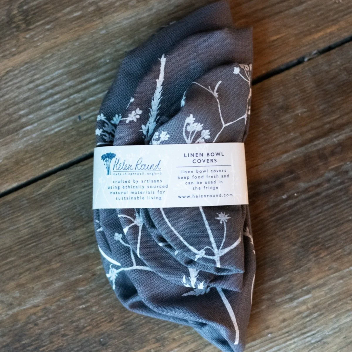 Reusable Linen Bowl Covers - Hedgerow Set - Image 9