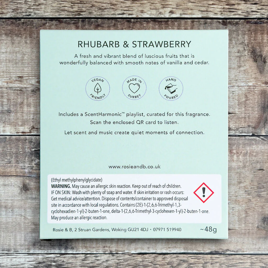 Rhubarb & Strawberry Wax Melts - Image 3