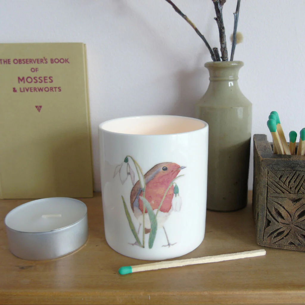 Robin Bone China Candle Holder - Image 7