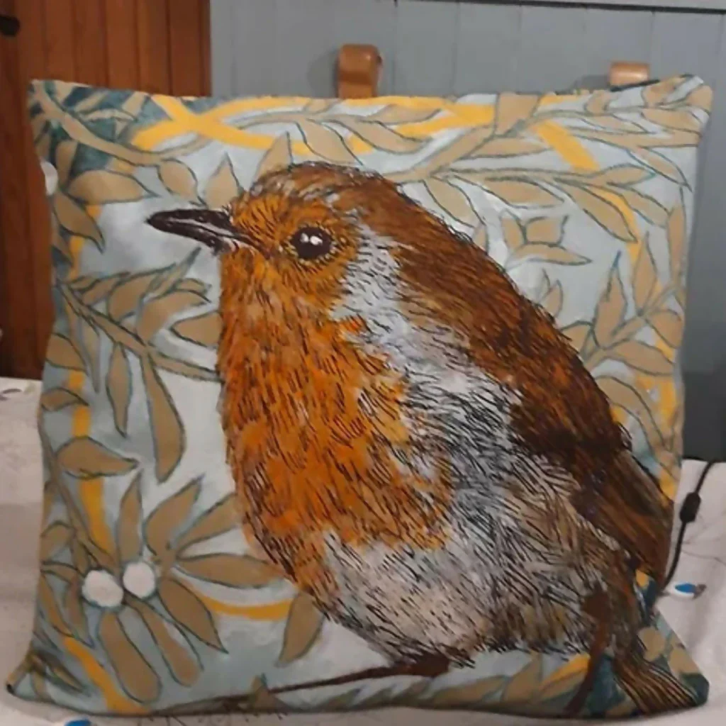 Robin Double Sided Cushion Cover