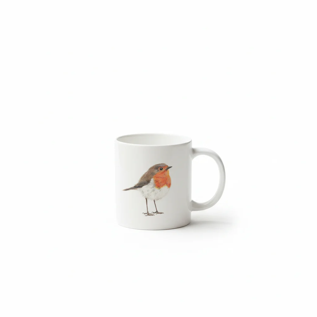 Robin Coffee Mug - Wildlife Artwork - Image 4