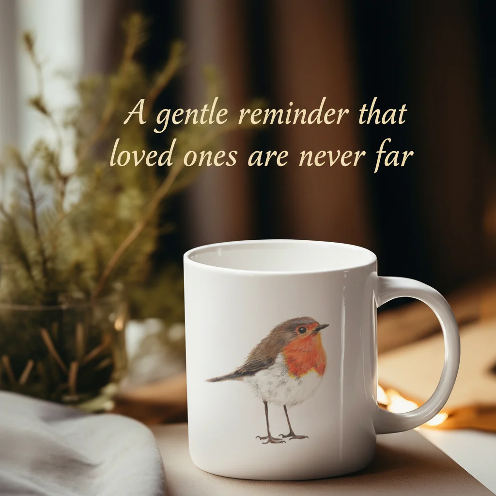 Robin Coffee Mug - Wildlife Artwork - Image 6