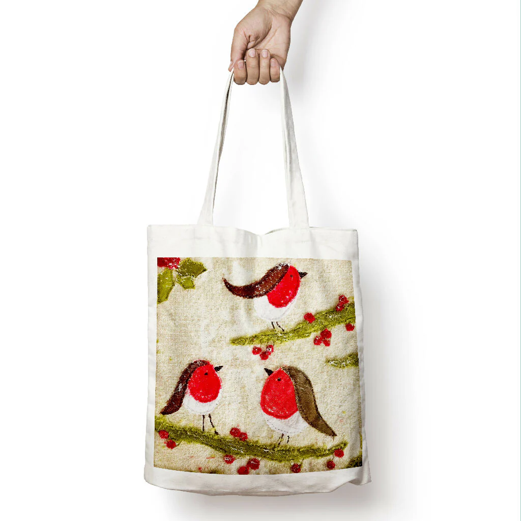 Robins Canvas Tote Bag - Image 2