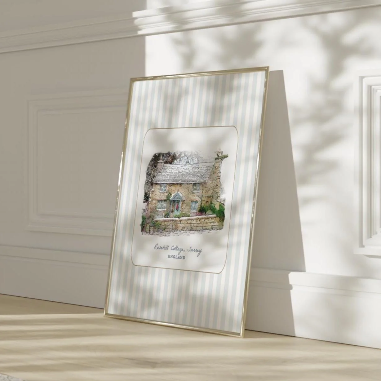 Rosehill Cottage Illustration from the movie The Holiday by Nancy Meyers - Image 2