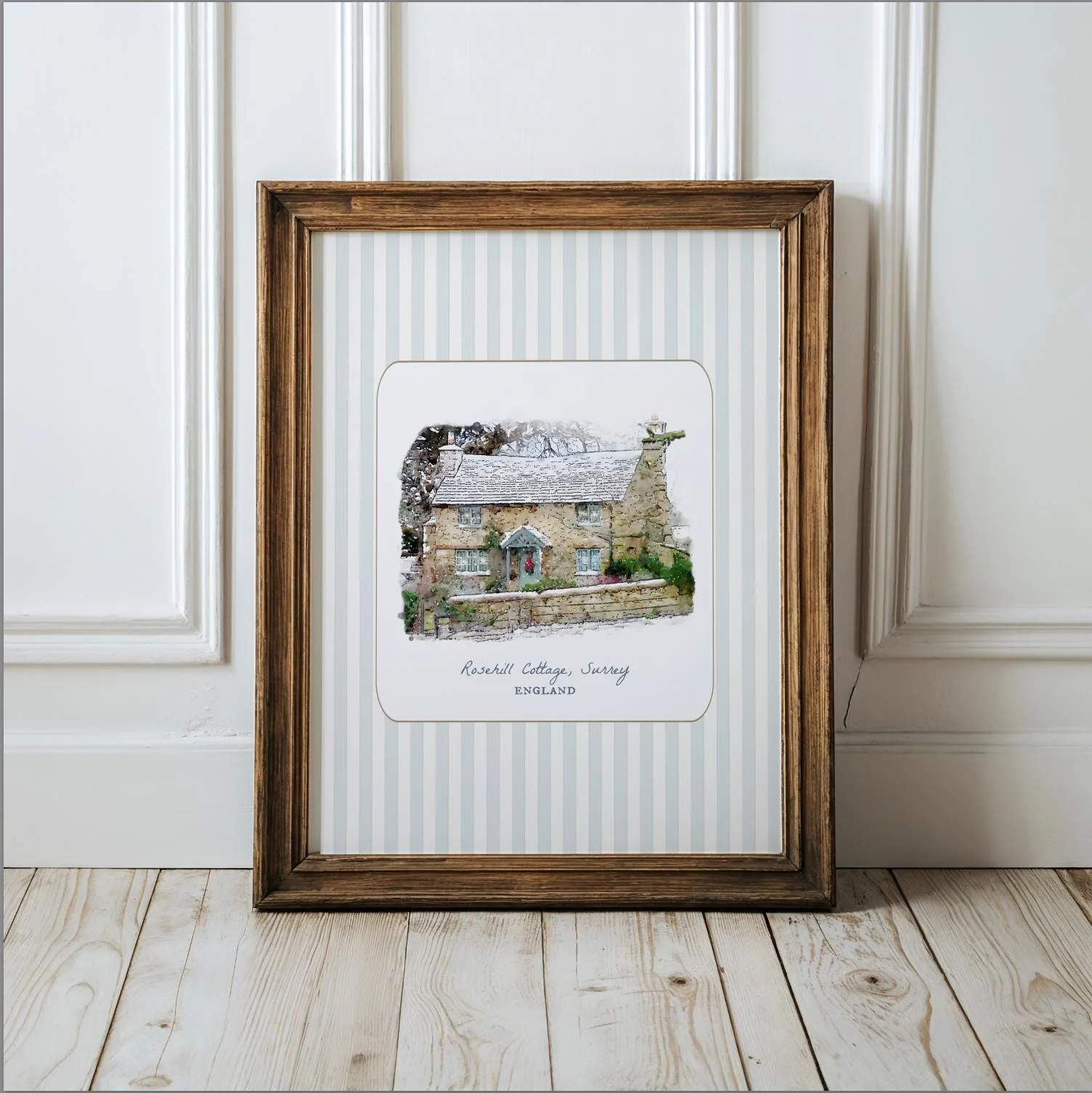 Rosehill Cottage Illustration from the movie The Holiday by Nancy Meyers - Image 4