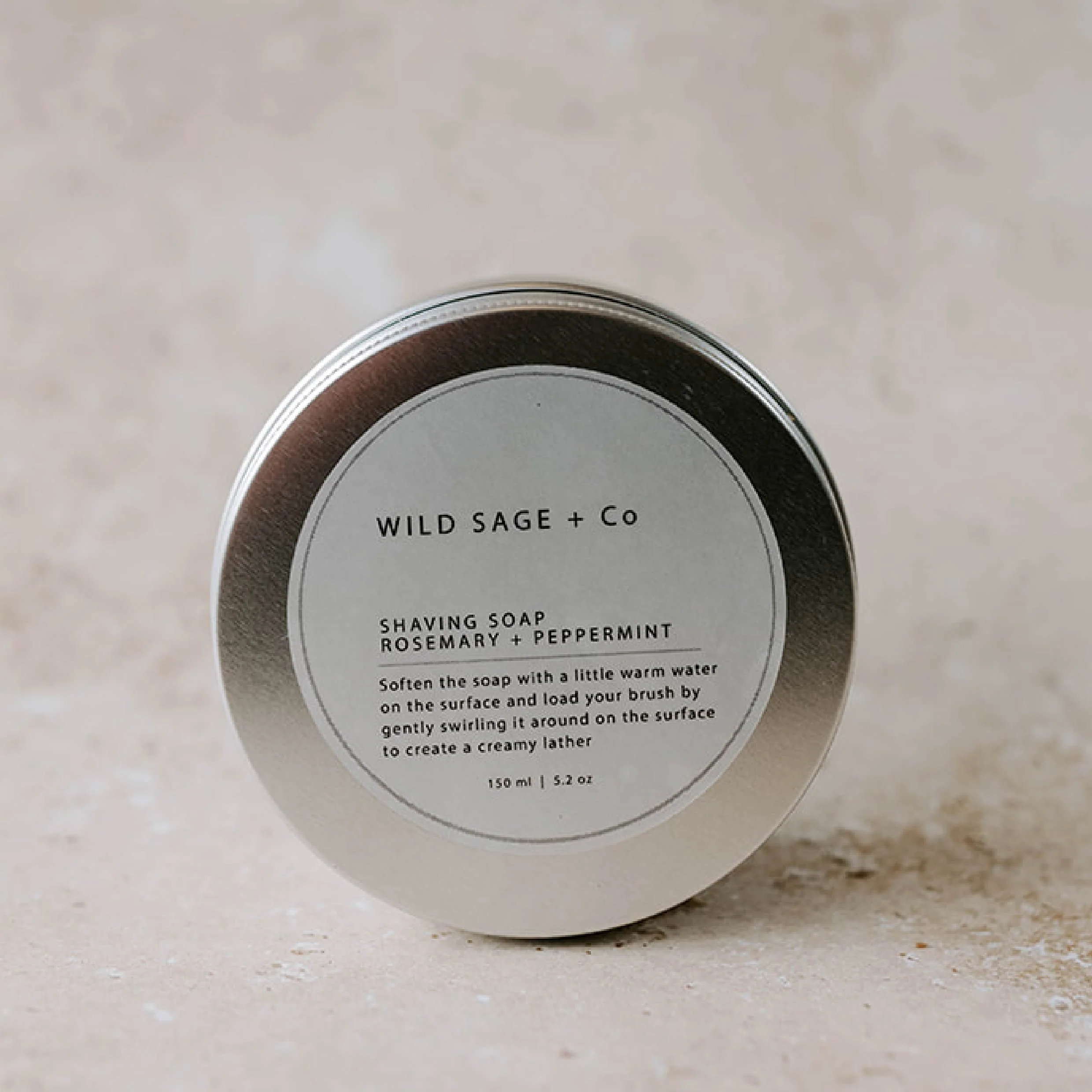 Rosemary + Peppermint Shaving Soap