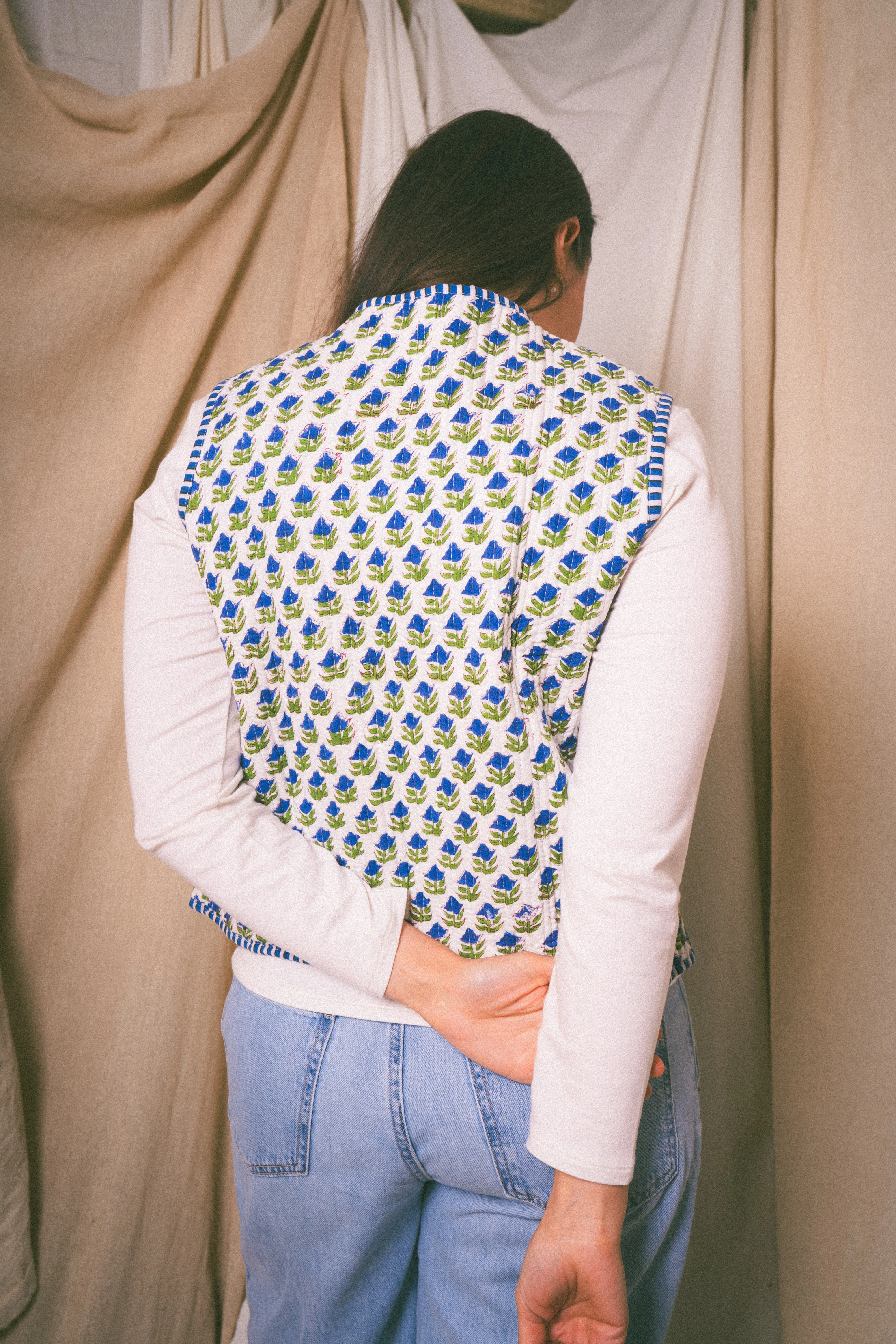 Royal Blue Amour Waistcoat - Image 3