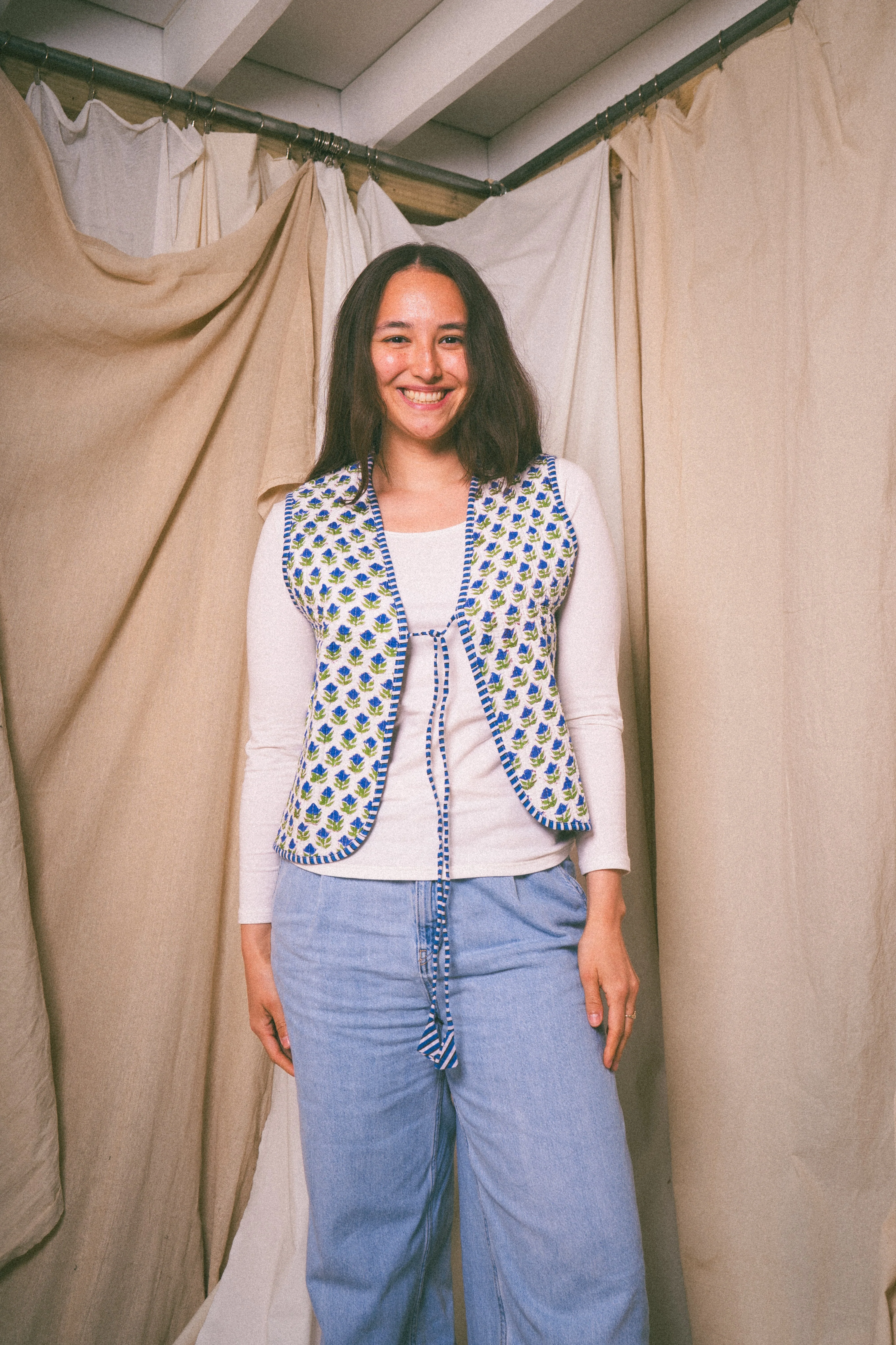 Royal Blue Amour Waistcoat - Image 4