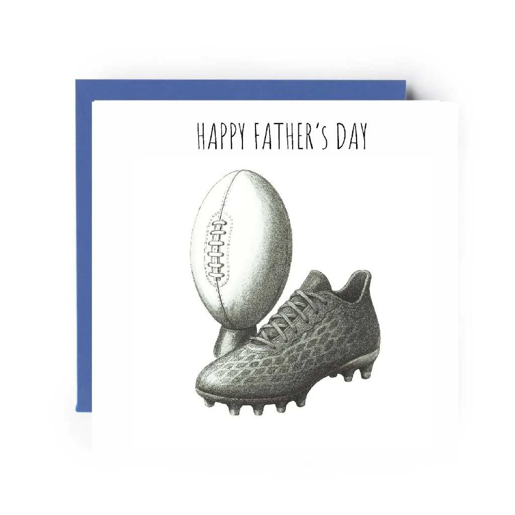 Rugby Father’s Day Card – For a Try-mendous Dad - Image 2