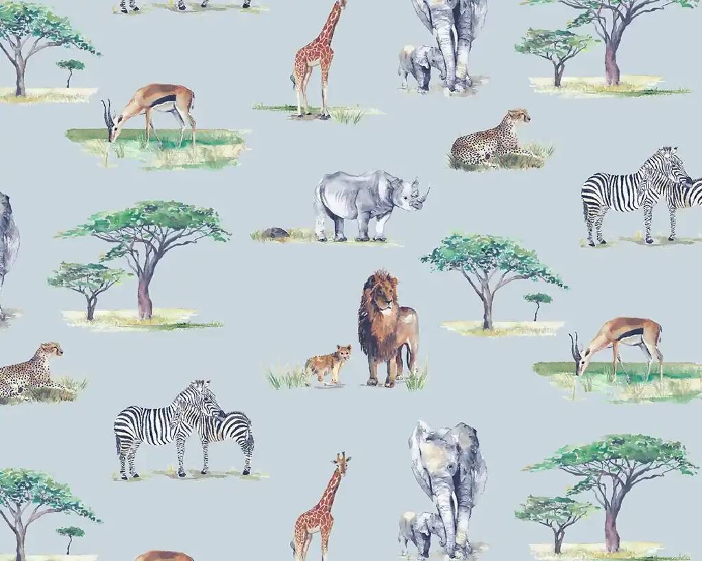 Safari Animals Children's Wallpaper - Image 7