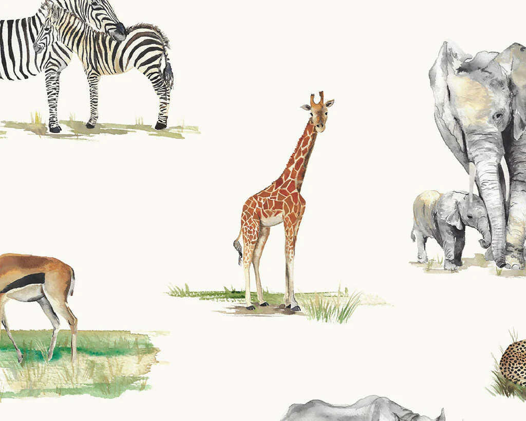 Safari Animals Curtain Fabric - Image 7
