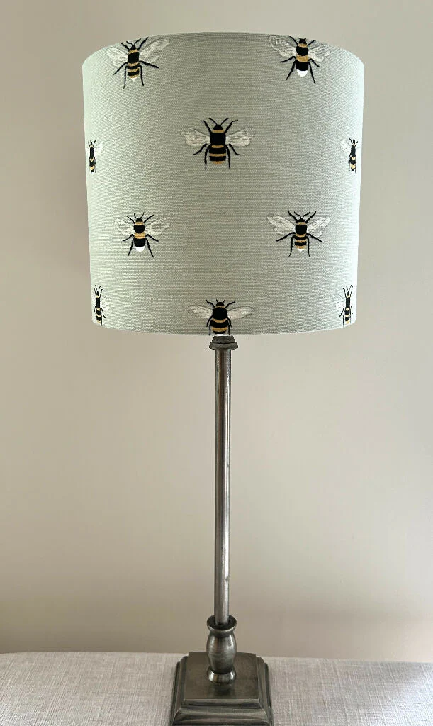 'Sage Bees' Lampshade - Image 3