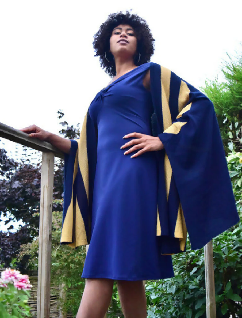 Sasha Dress in French Navy - Image 3