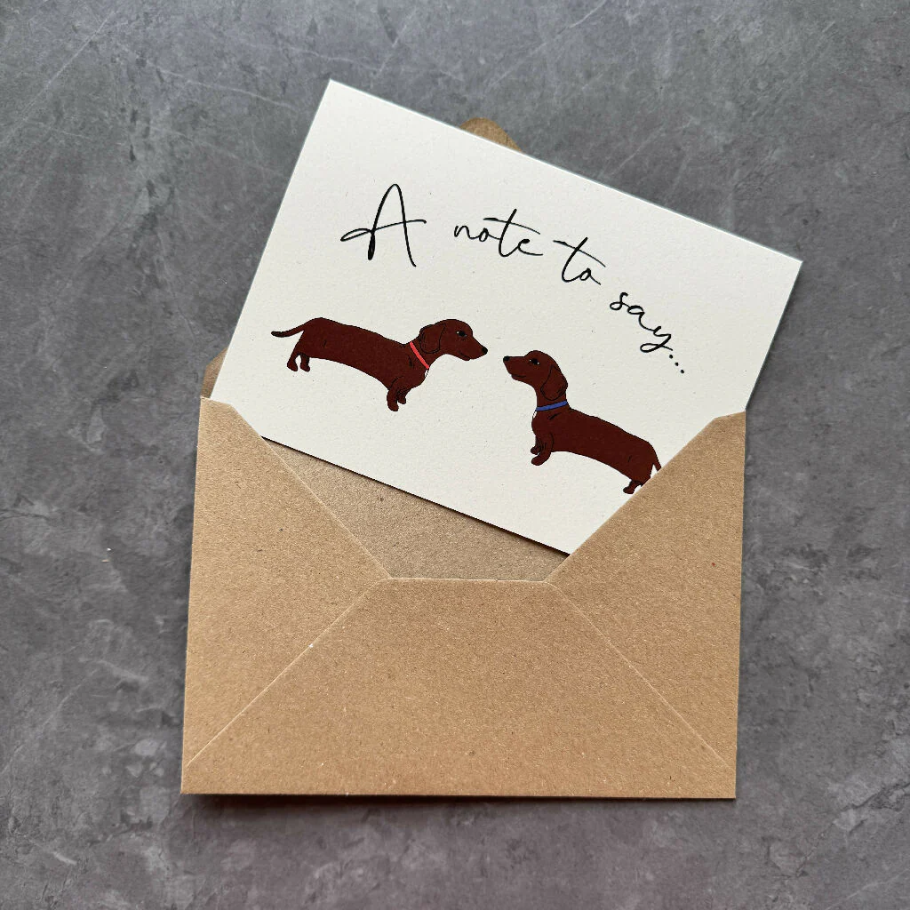 Sausage Dog Notecards - Image 4