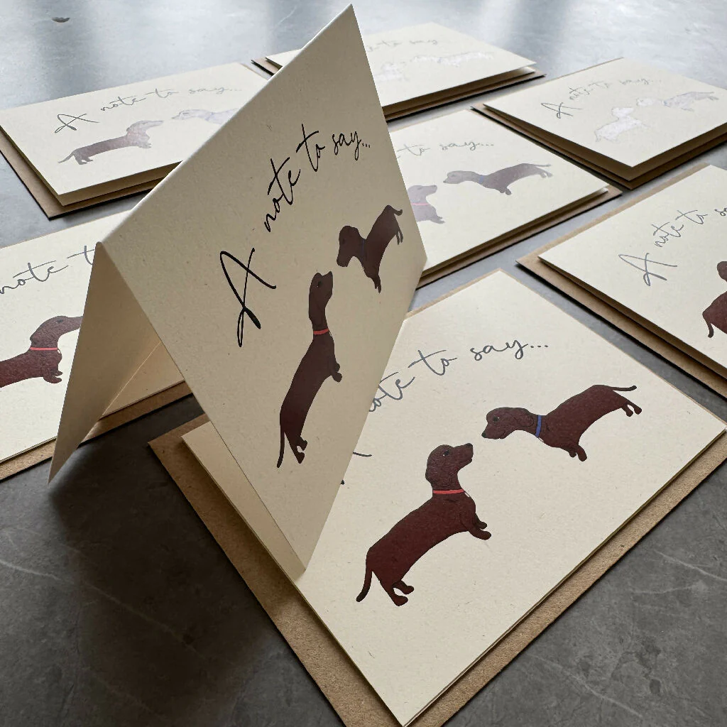 Sausage Dog Notecards - Image 5
