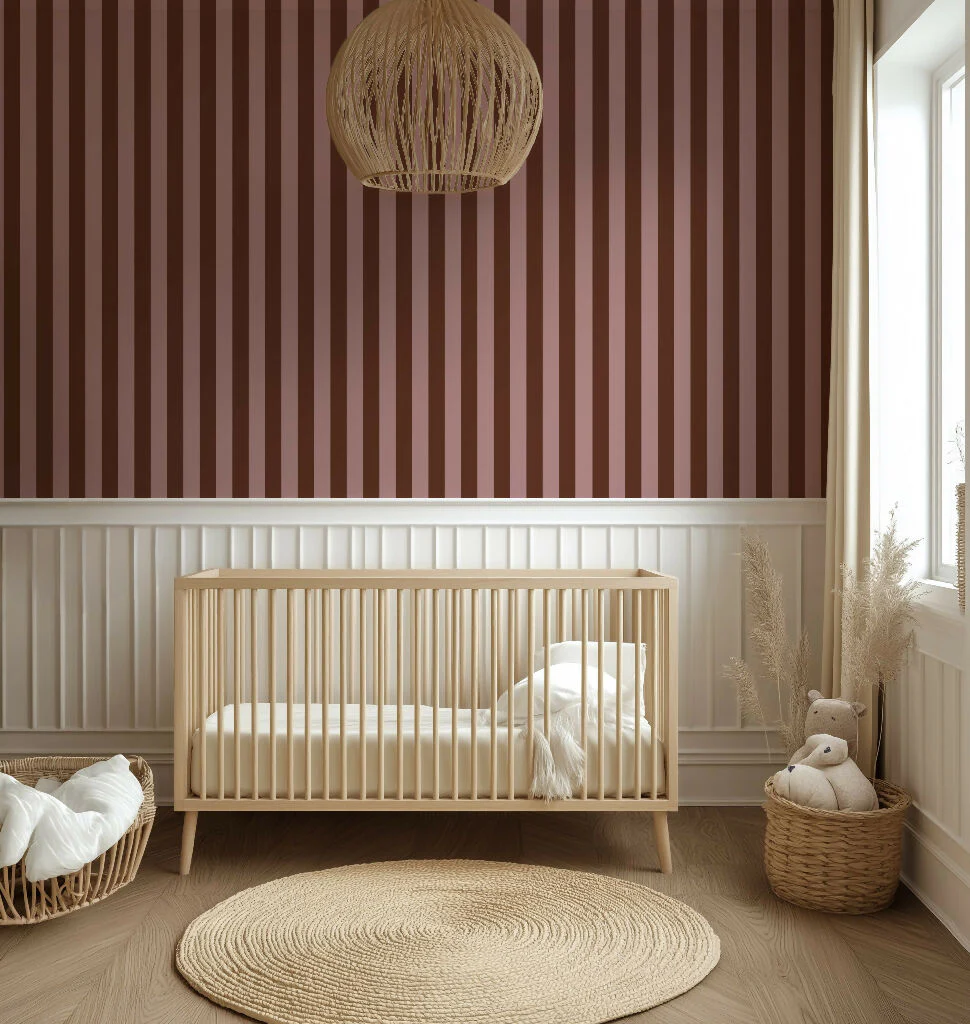 Saville Row Stripe Wallpaper