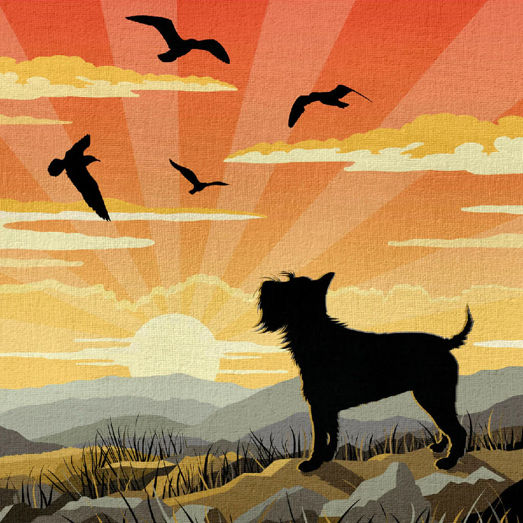SCHNAUZER ‘WAGGY TAILS’ LIMITED EDITION ART PRINT - Image 7
