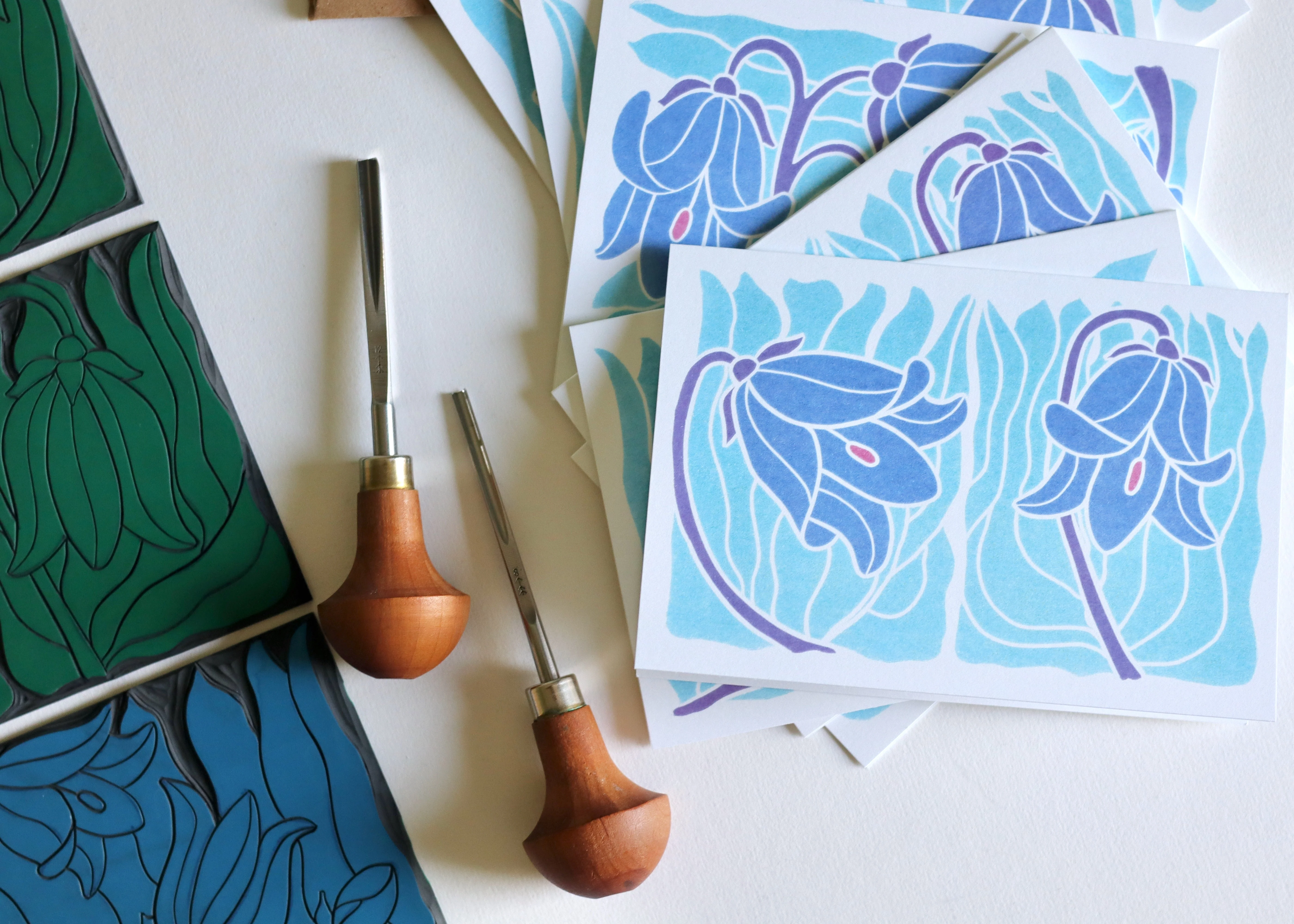 Scottish Bluebells Notecards | Set of 8 Notecards & Envelopes - Image 2