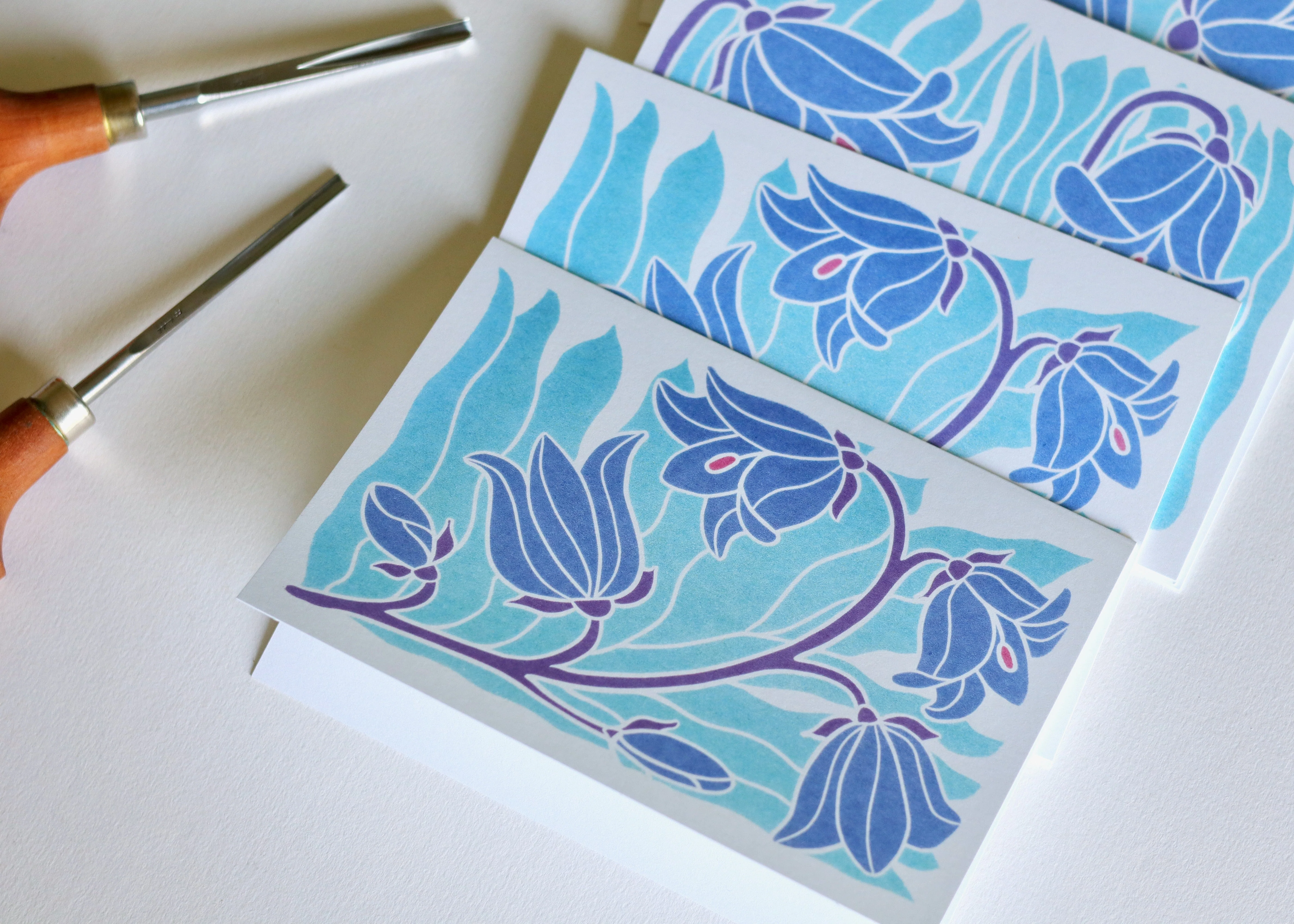 Scottish Bluebells Notecards | Set of 8 Notecards & Envelopes - Image 4