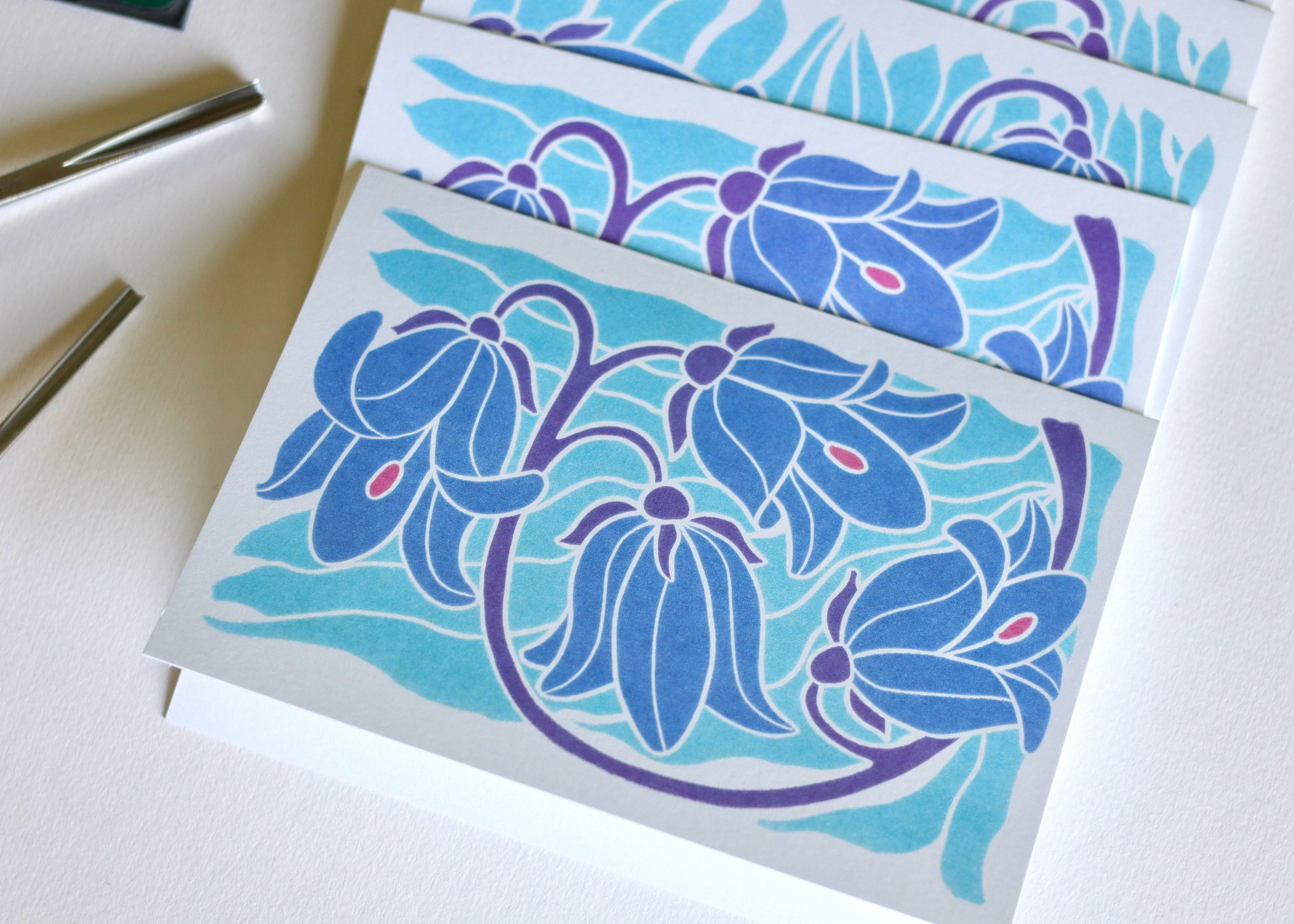 Scottish Bluebells Notecards | Set of 8 Notecards & Envelopes - Image 5