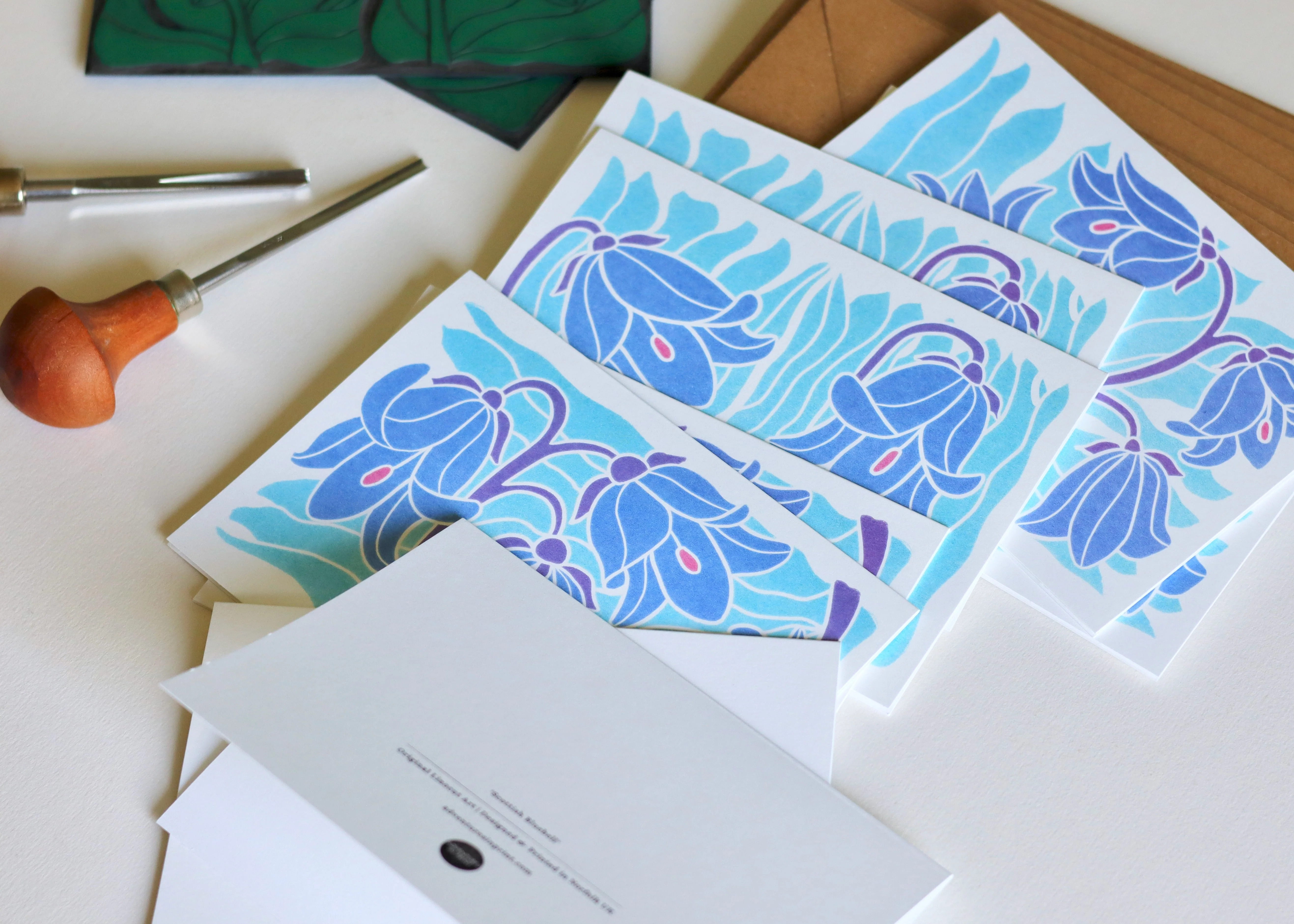 Scottish Bluebells Notecards | Set of 8 Notecards & Envelopes - Image 6