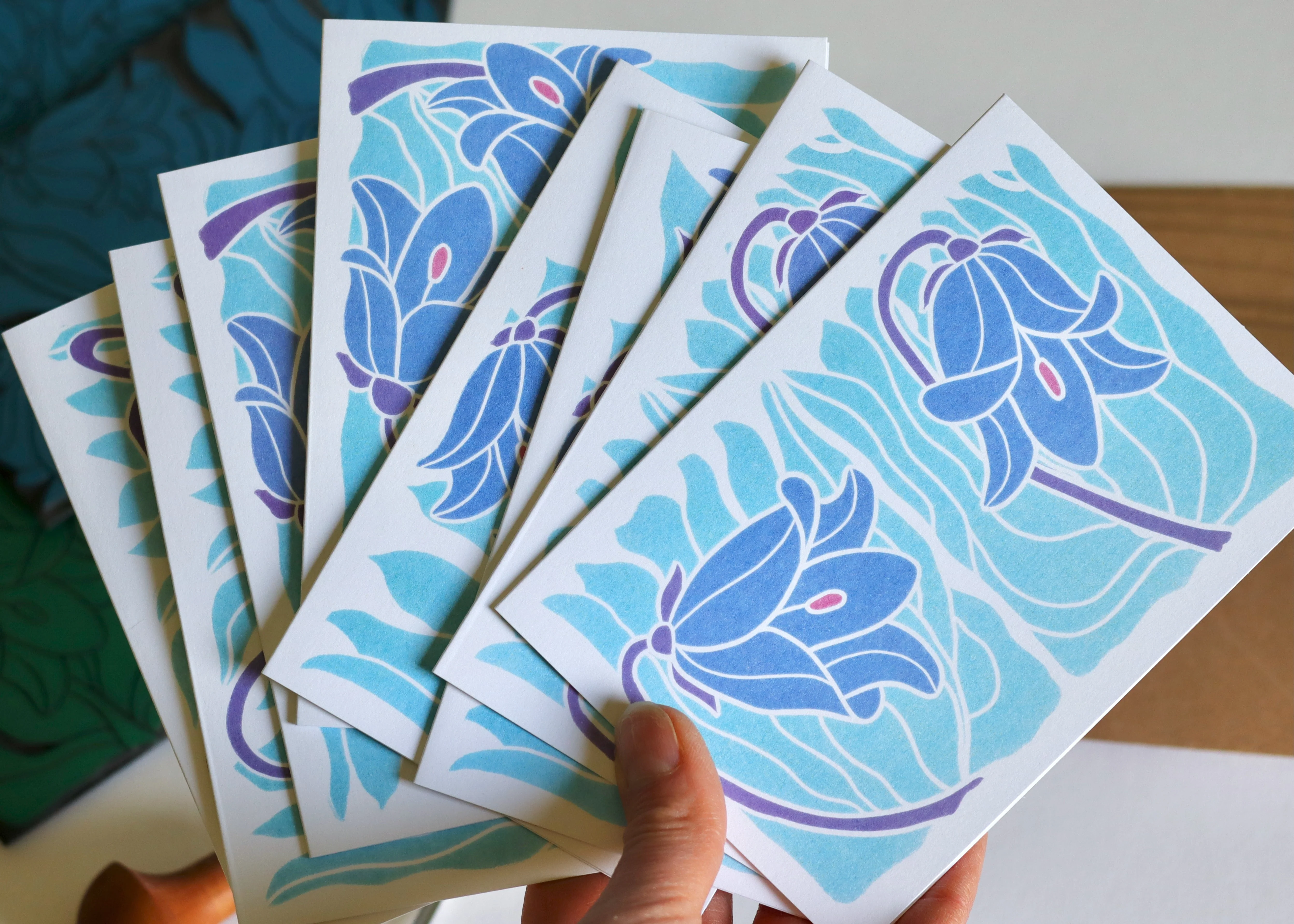 Scottish Bluebells Notecards | Set of 8 Notecards & Envelopes - Image 8
