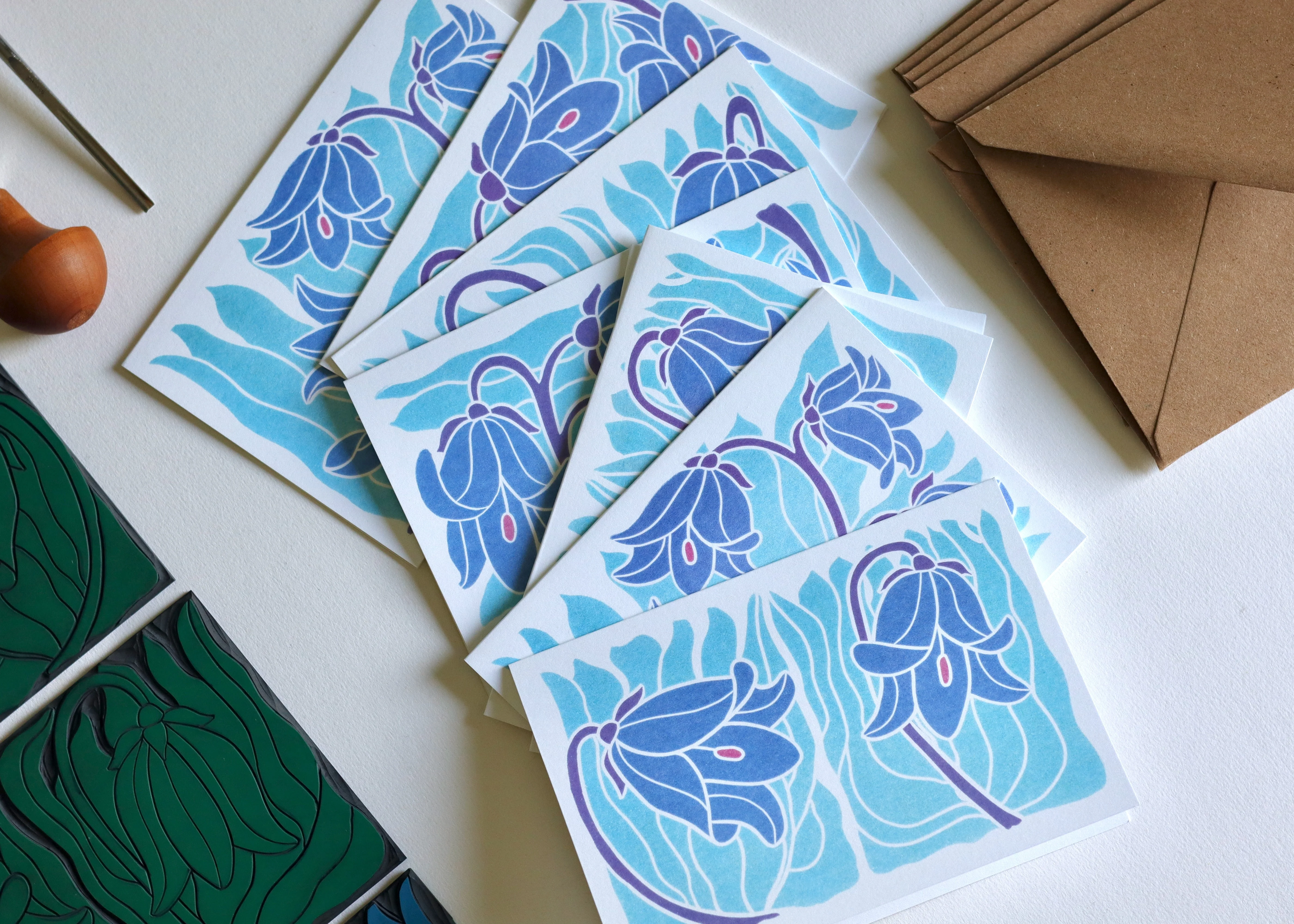 Scottish Bluebells Notecards | Set of 8 Notecards & Envelopes - Image 9