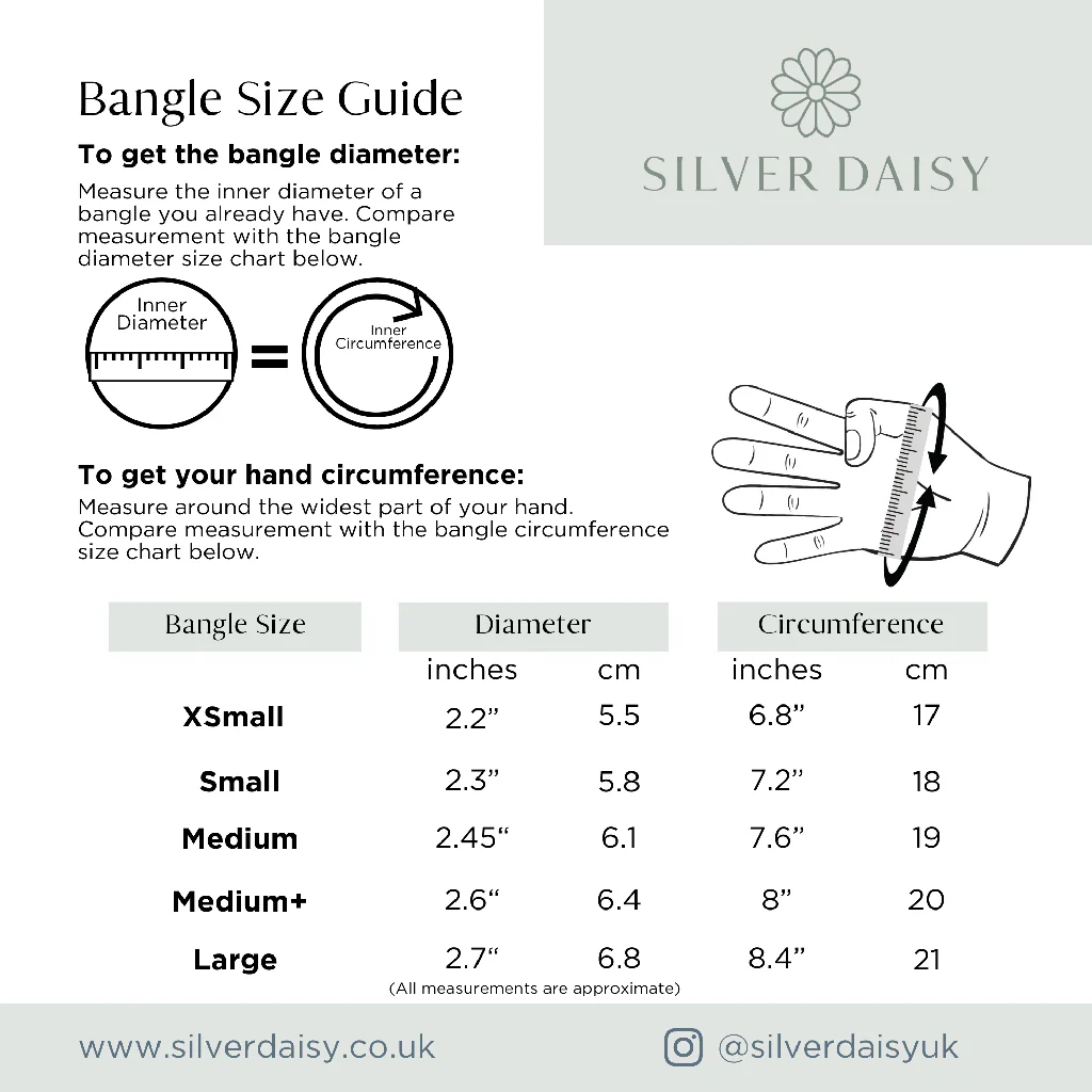 Sea Glass & Silver Oval Bangle - Image 7