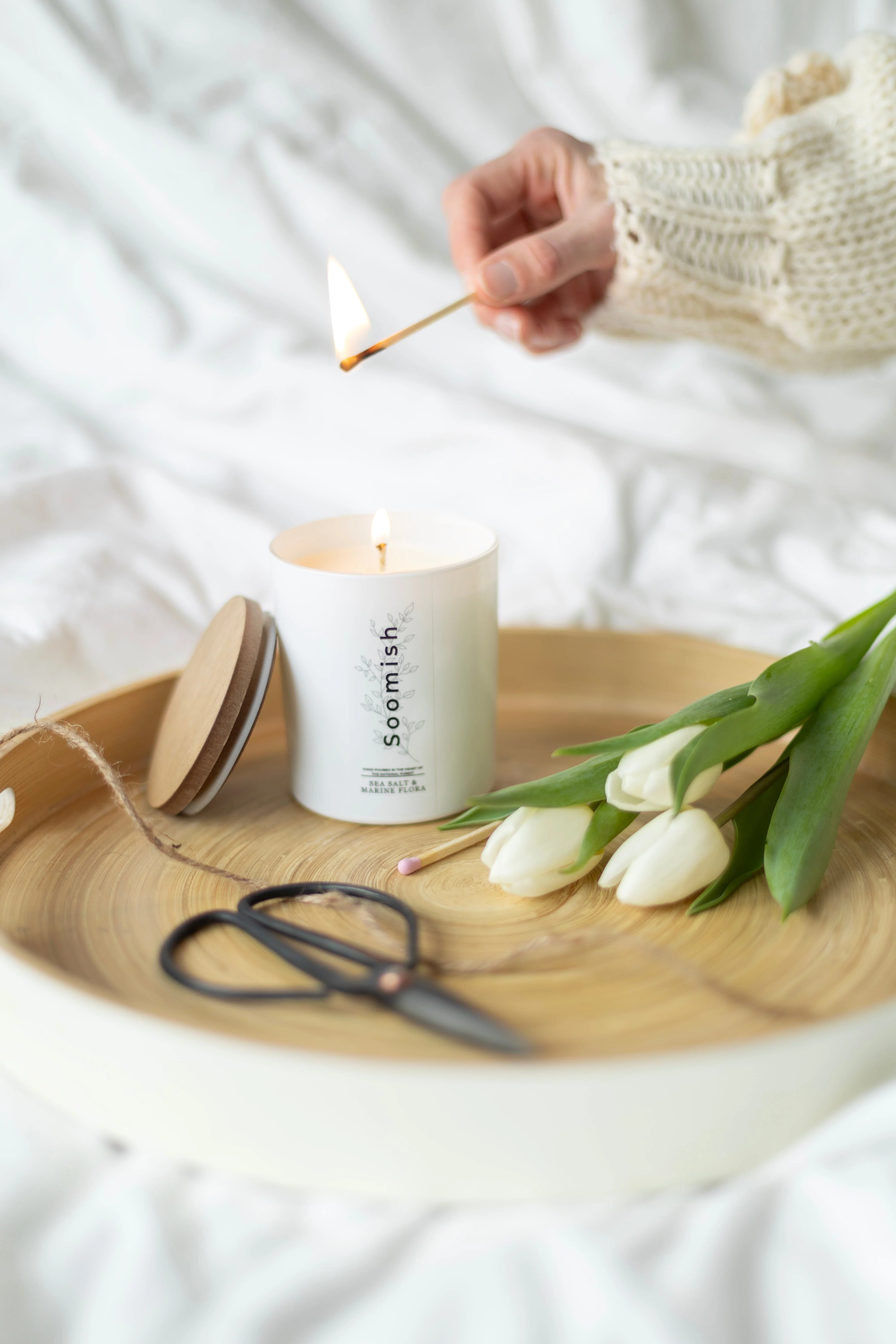 SEA SALT & MARINE FLORA CANDLE - Image 2