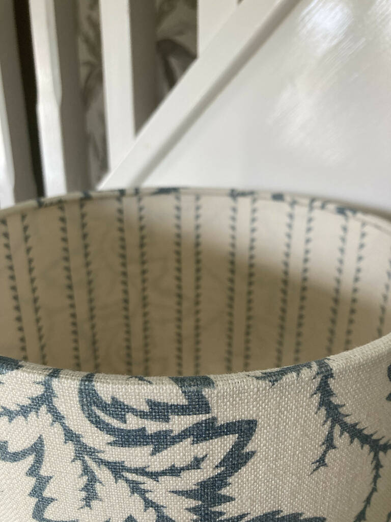 Seafern Double-sided 25cm drum lampshade - Image 3