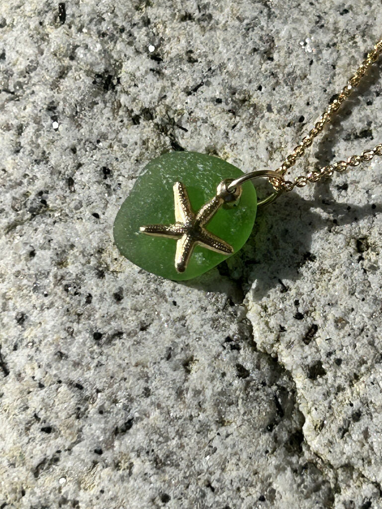 Starfish & Sea Glass Necklace - Image 6