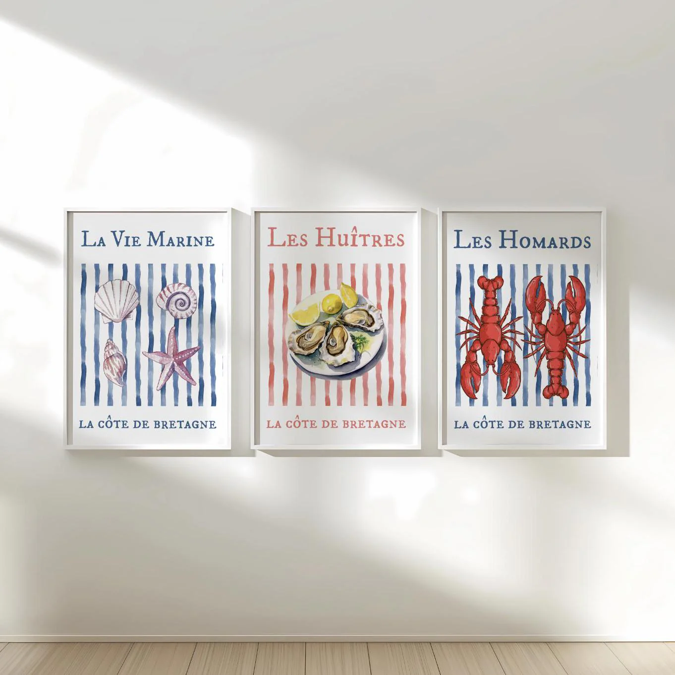 Seashell Print Coastal Wall Art - Image 5