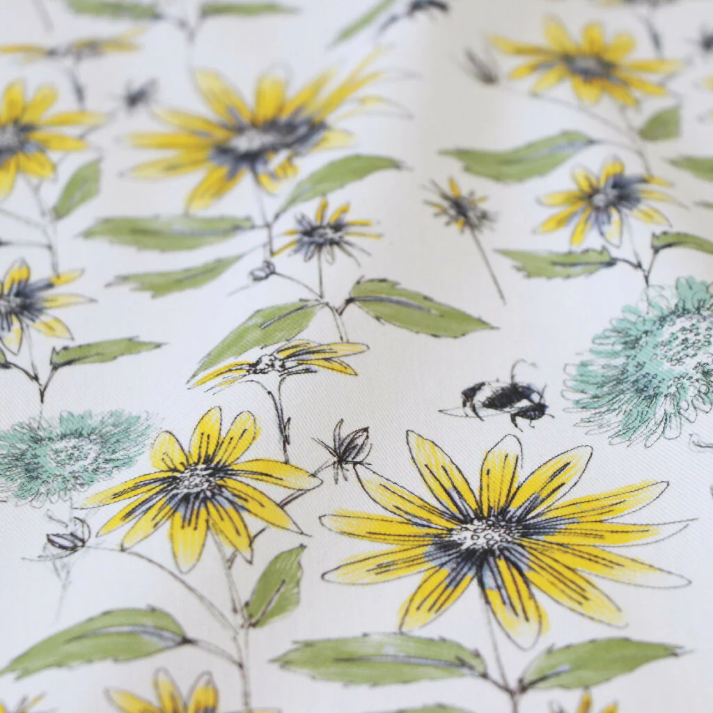 Seed Home Designs Bumblebee and Flora Soft Furnishing Fabric - Image 4