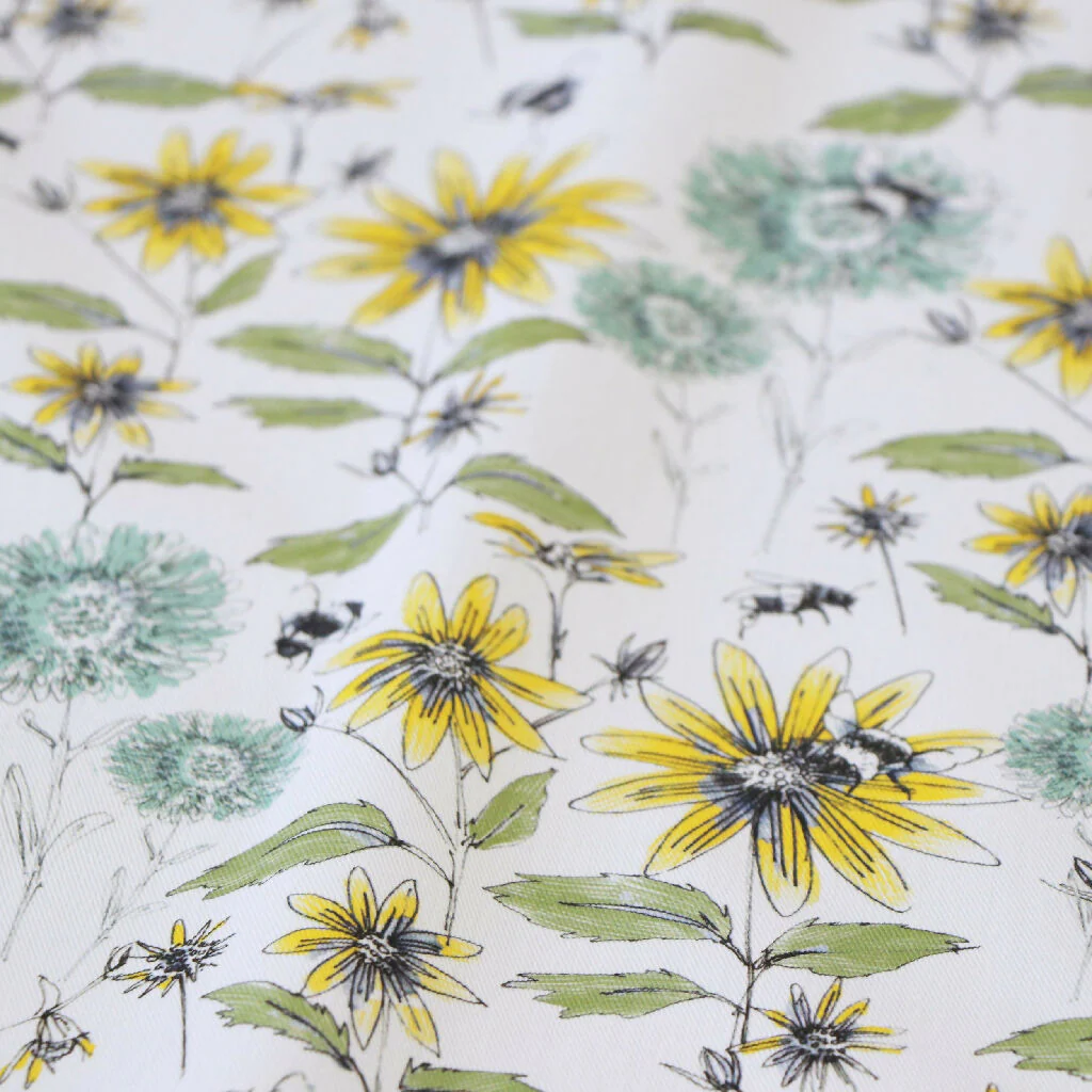 Seed Home Designs Bumblebee and Flora Soft Furnishing Fabric - Image 5