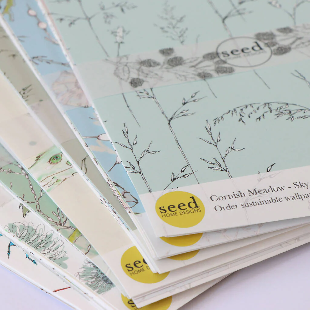 Seed Home Designs Sustainable Wallpaper Collection Sample Pack - Image 3