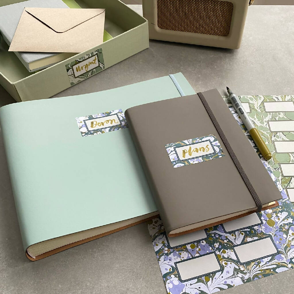 Self Adhesive Marble Labels - Image 2