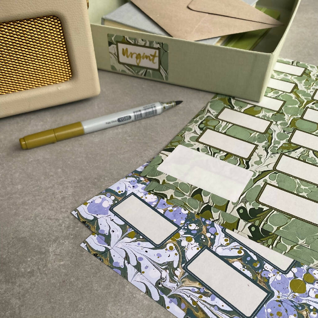 Self Adhesive Marble Labels - Image 4