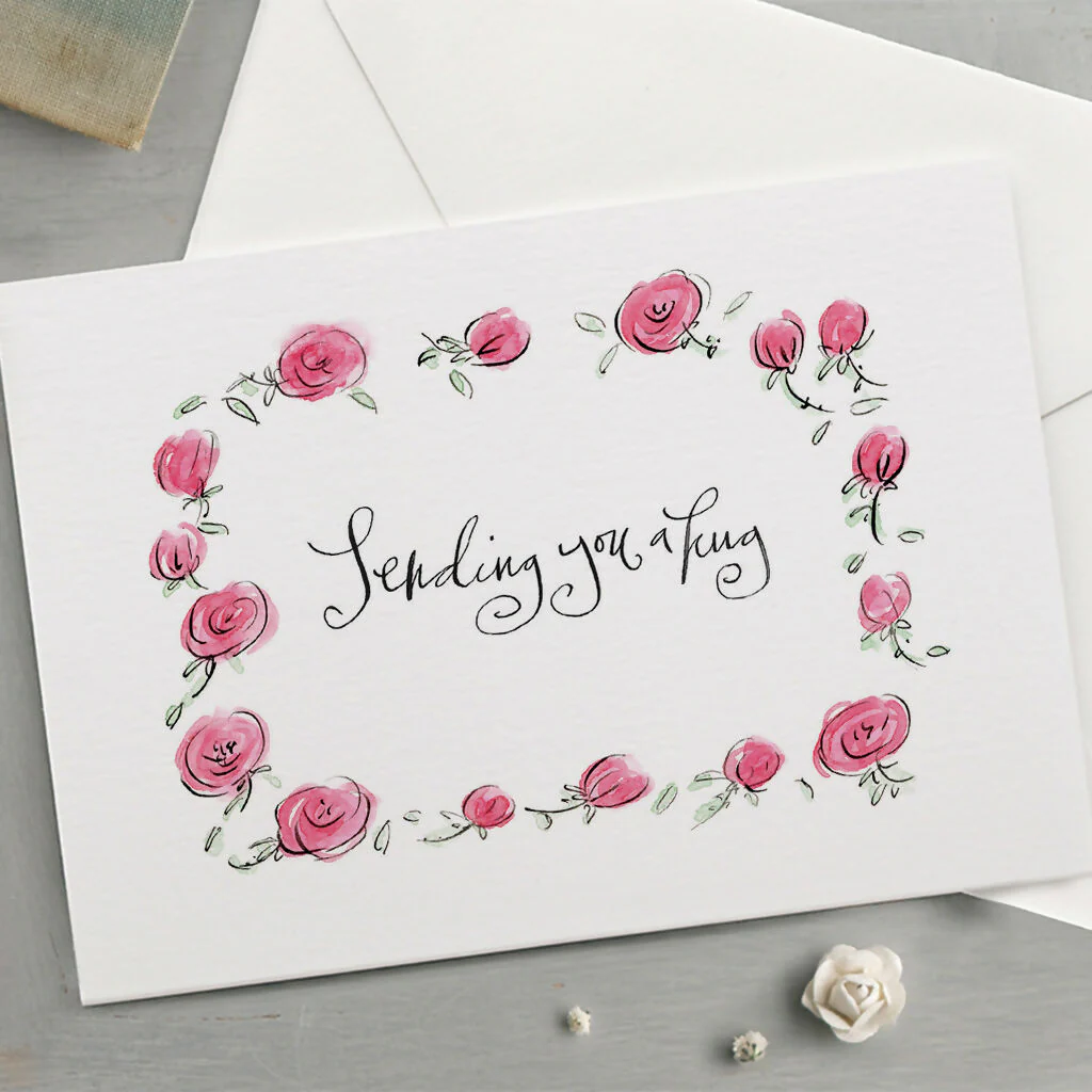 'Sending You A Hug' Greeting Card - Image 2