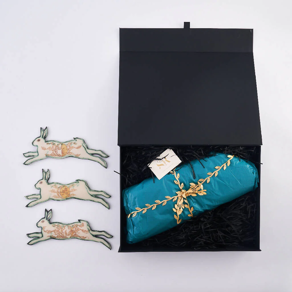 Set of 3 Ceramic Moon Phase Hares - Image 3