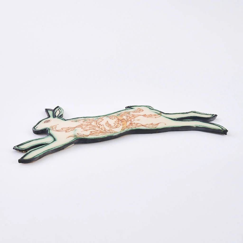 Set of 3 Ceramic Moon Phase Hares - Image 7