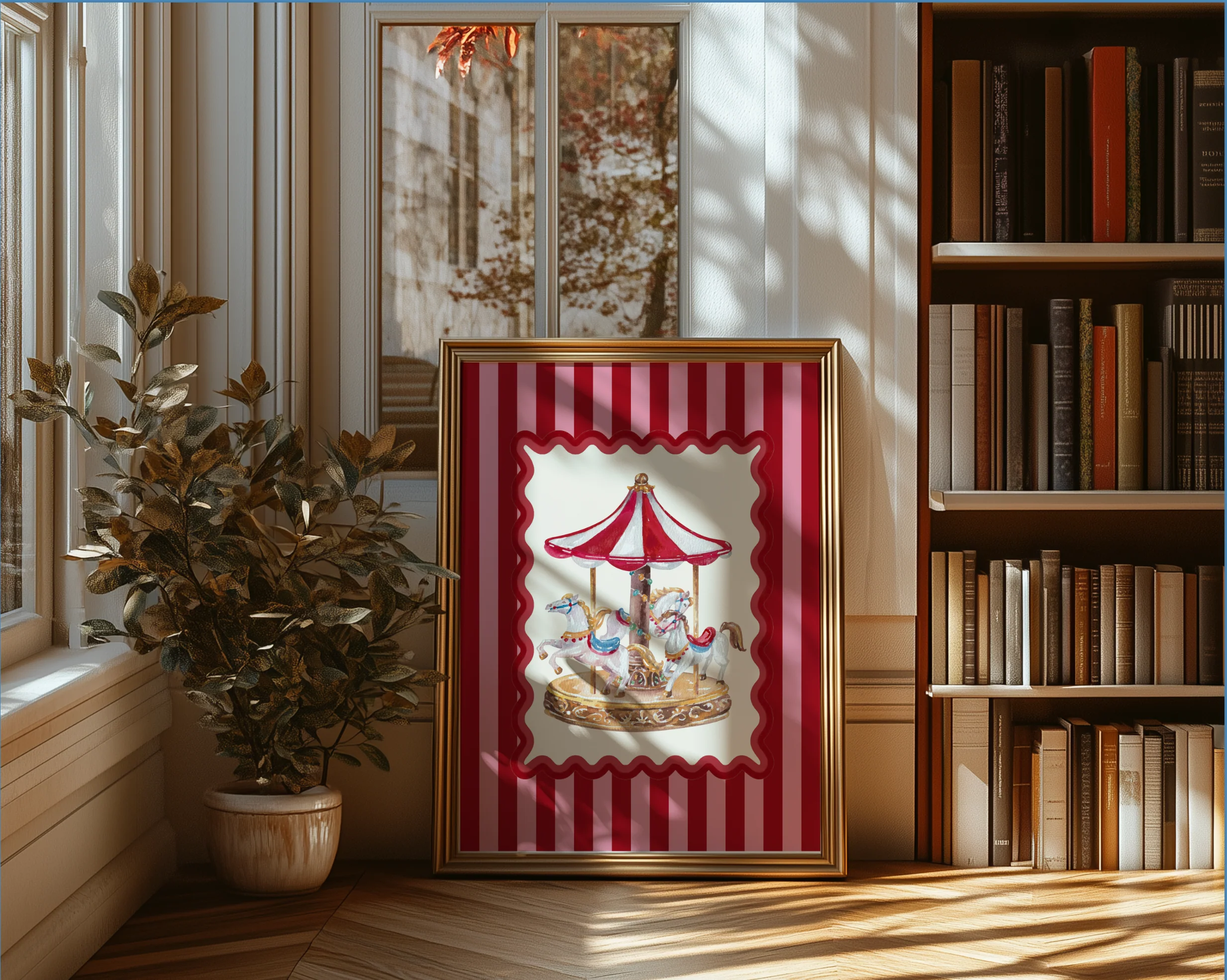 Set of 3 Kids Room Illustrations, Le Cirque Circus Artwork - Image 10