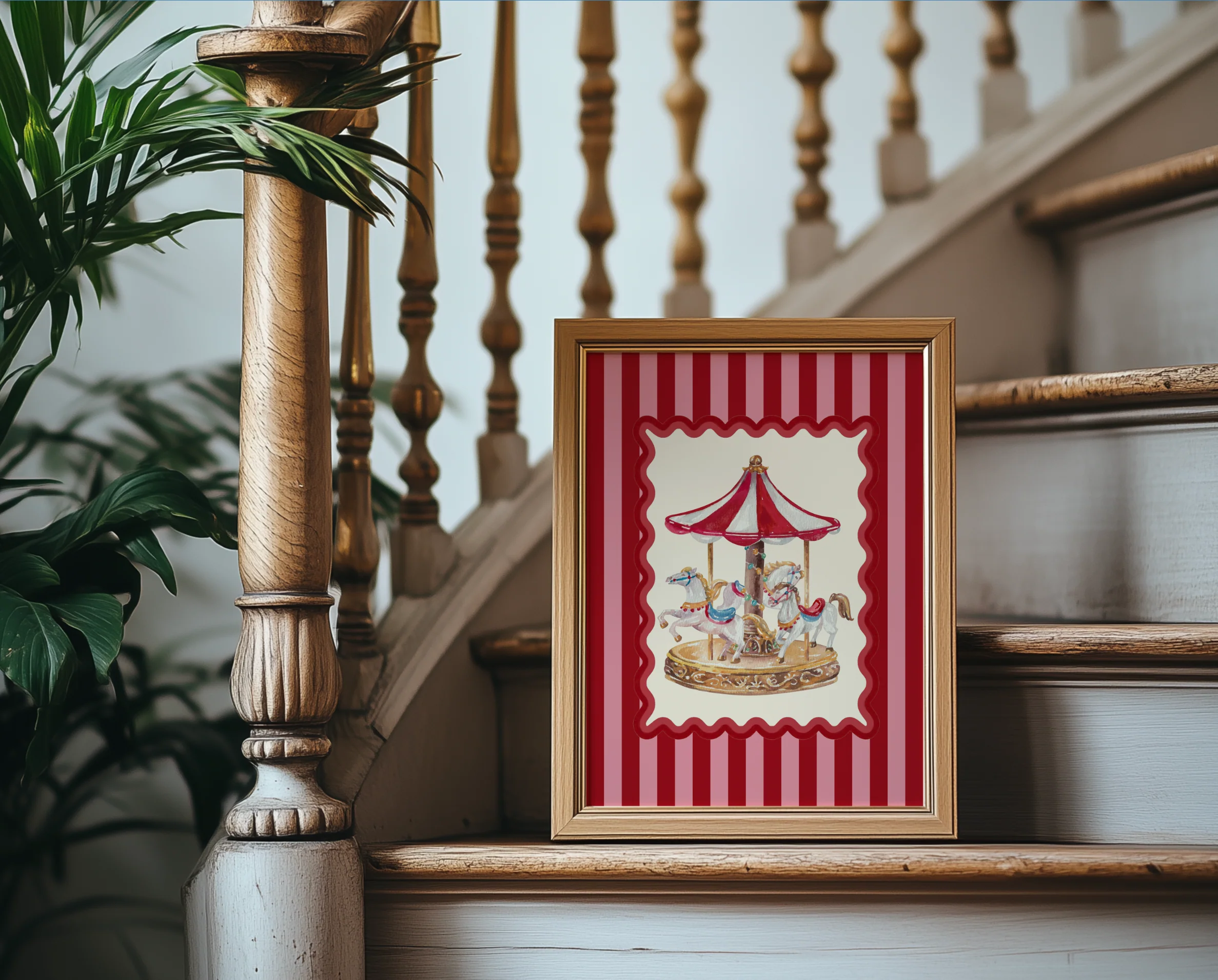 Set of 3 Kids Room Illustrations, Le Cirque Circus Artwork - Image 3
