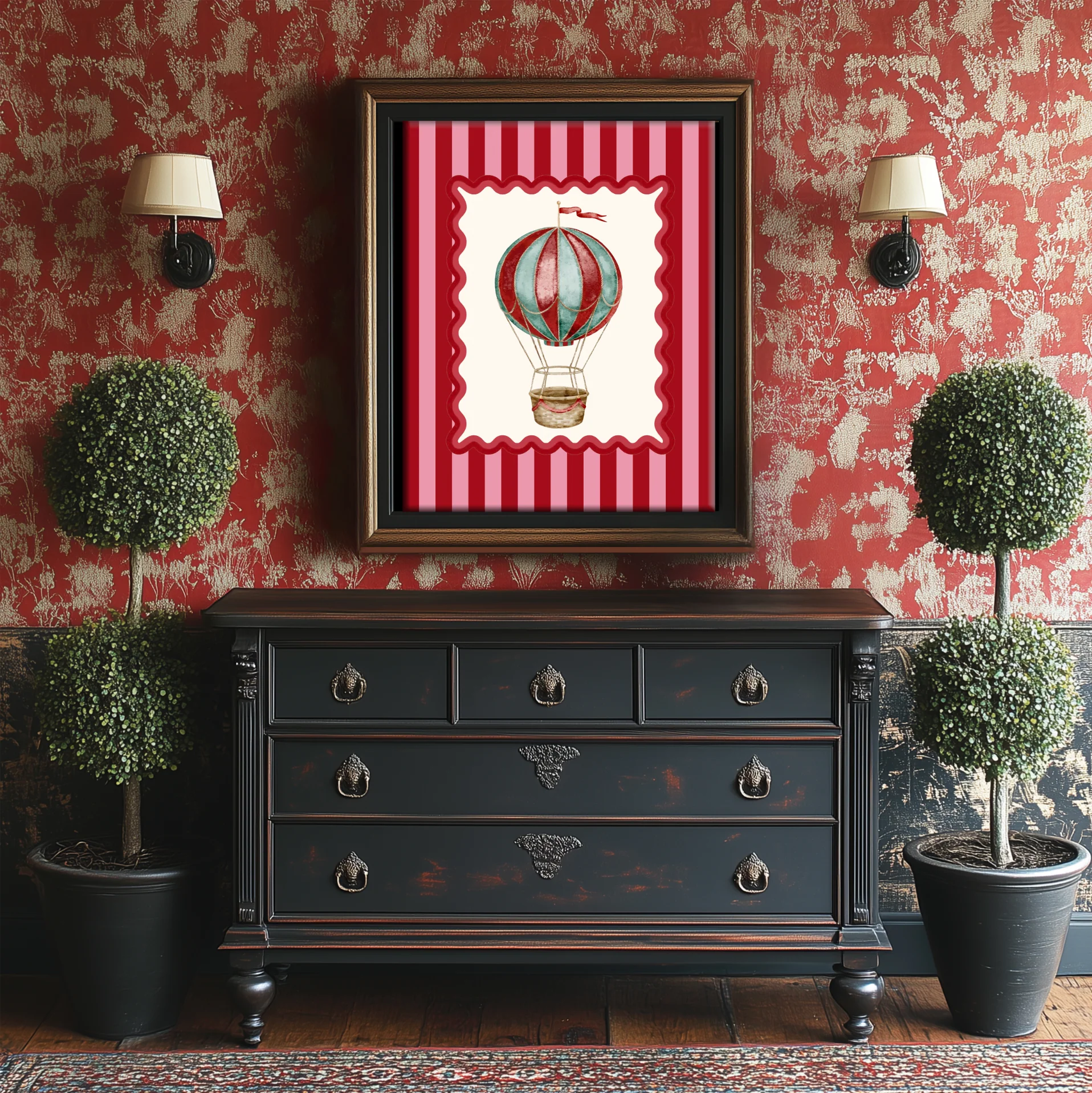 Set of 3 Kids Room Illustrations, Le Cirque Circus Artwork - Image 9