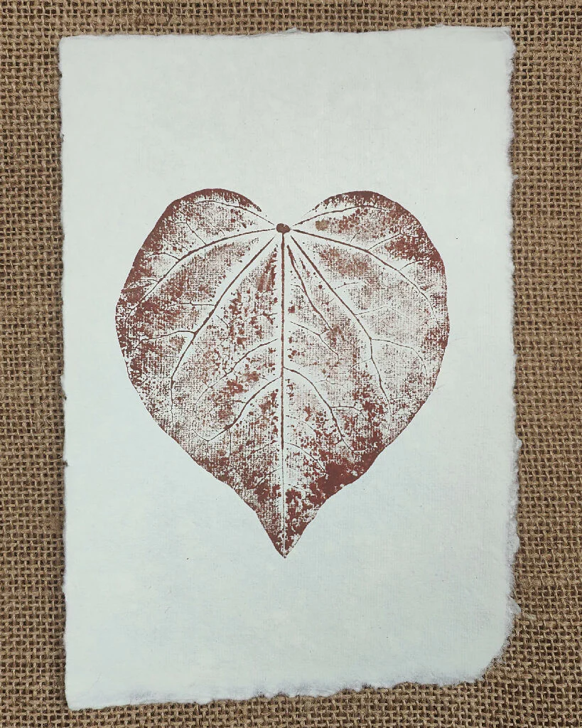 Set of 3 Maple and Oak Original Leaf Prints - Image 4