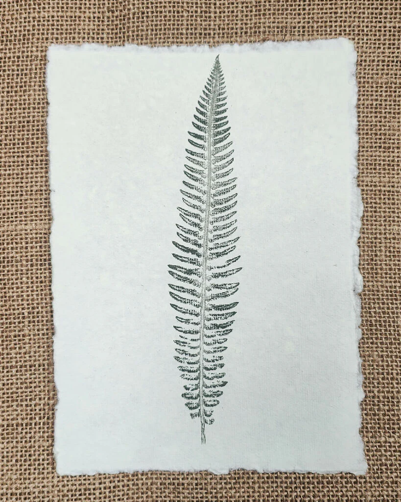 Set of 3 Original Fern Leaf Prints - Image 5