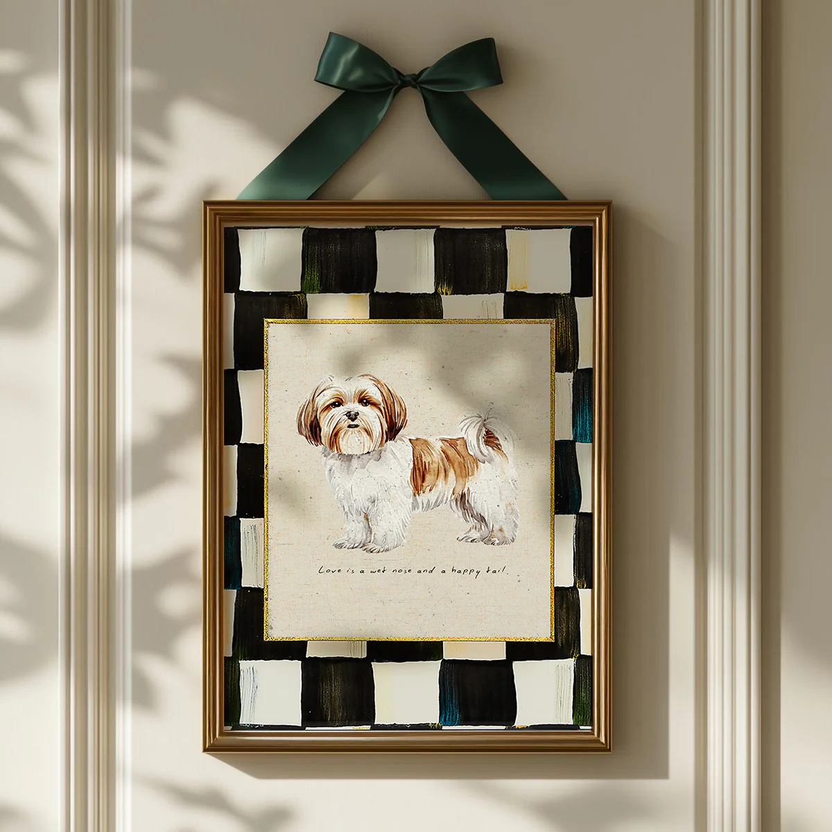 Set of 4 Puppy Gallery Wall Prints, Sausage Dog Wall Art, Beagle Artwork, Shih Tzu Illustration - Image 3