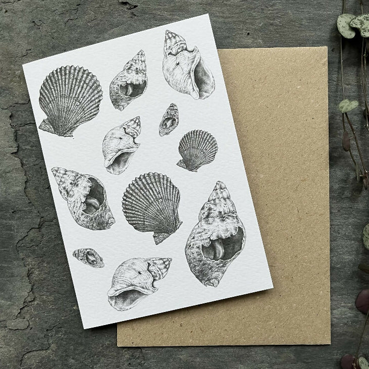 Set of 5 blank 'Seashore' Greetings Cards - Image 7