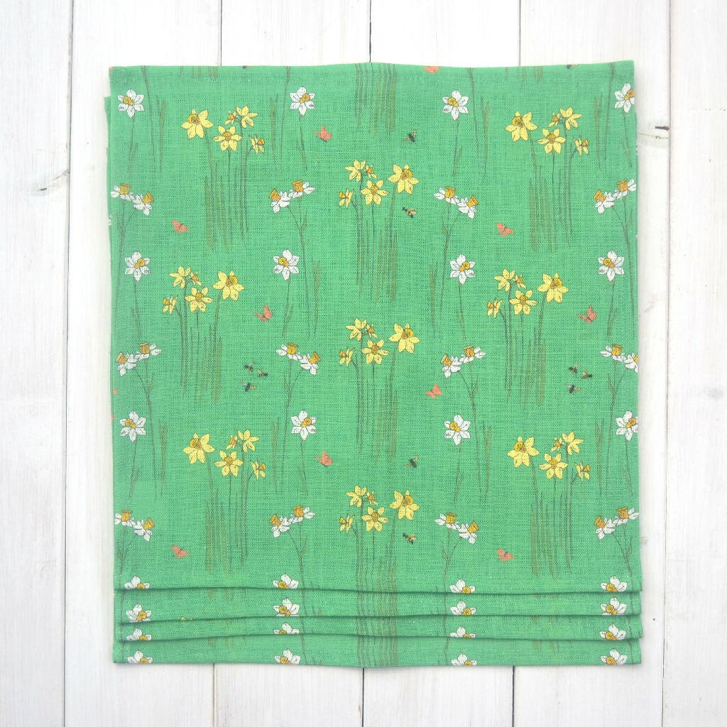Set of Two Daffodil Linen Napkins - Image 3